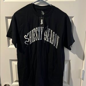 Black T-Shirt SPENCERS M MEDIUM MENS SHIESTY SEASON NWT TEE GRAPHIC RNH